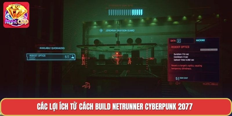 Các lợi ích từ cách build netrunner cyberpunk 2077