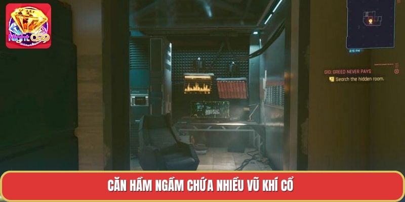 Căn hầm ngầm chứa nhiều vũ khí cổ Căn hầm ngầm chứa nhiều vũ khí cổ