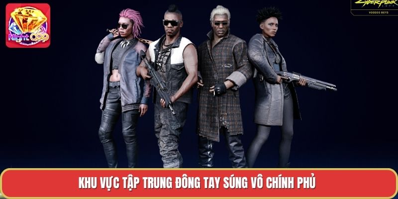 Khu vực tập trung đông tay súng vô chính phủ