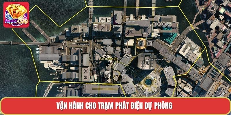 Vận hành cho trạm phát điện dự phòng